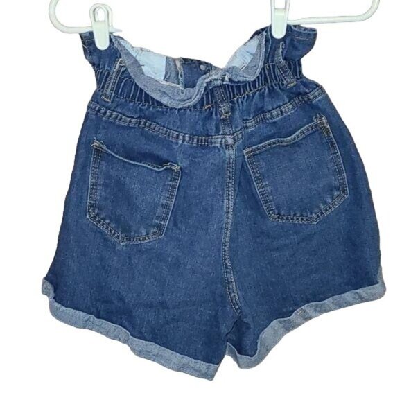 Custom Upcycled Small High Waist Distressed Shorts - Picture 3 of 3